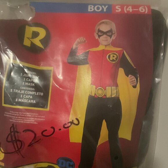 Robin from Batman and Robin costume for kids - Picture 4 of 4